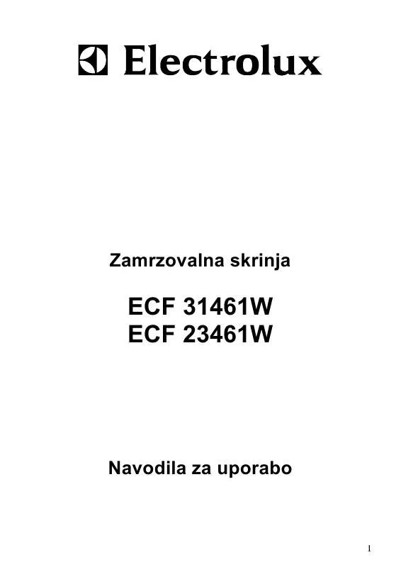 Mode d'emploi AEG-ELECTROLUX ECF23461W