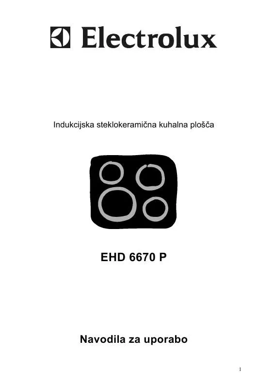 Mode d'emploi AEG-ELECTROLUX EHD6670P