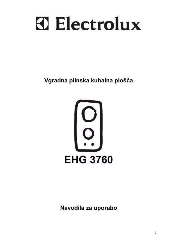 Mode d'emploi AEG-ELECTROLUX EHG3760X