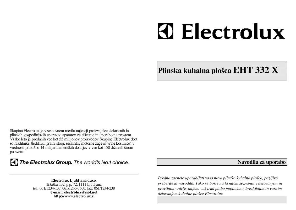 Mode d'emploi AEG-ELECTROLUX EHI330X