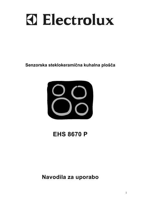 Mode d'emploi AEG-ELECTROLUX EHS8670P