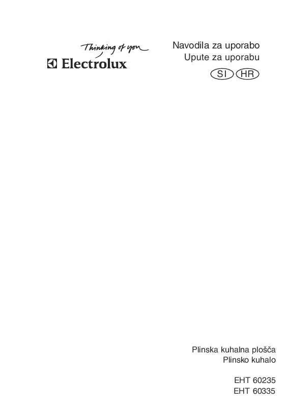 Mode d'emploi AEG-ELECTROLUX EHT60335K