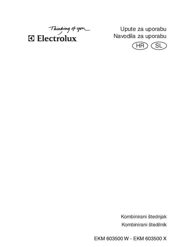 Mode d'emploi AEG-ELECTROLUX EKM603500X