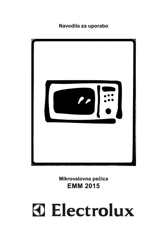 Mode d'emploi AEG-ELECTROLUX EMM2015S