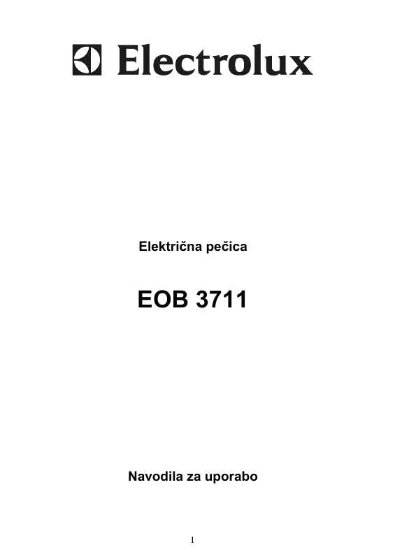 Mode d'emploi AEG-ELECTROLUX EOB3711X