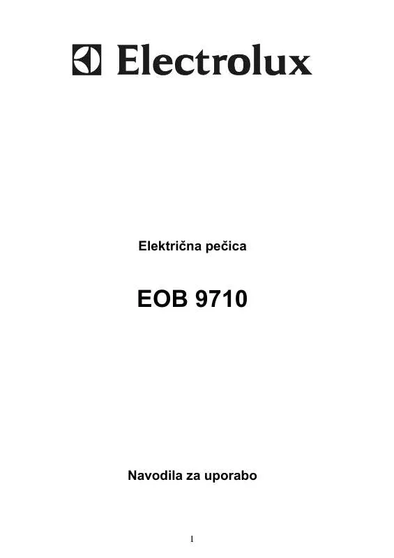 Mode d'emploi AEG-ELECTROLUX EOB9710X