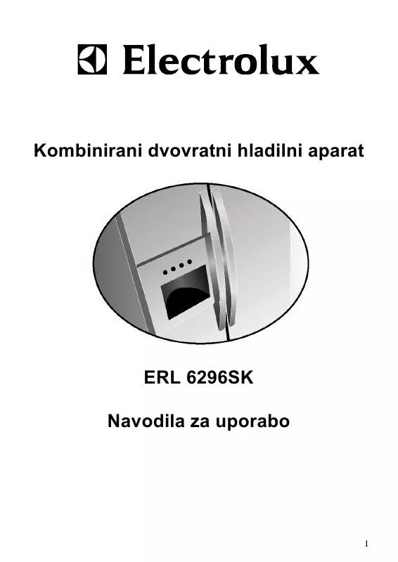 Mode d'emploi AEG-ELECTROLUX ERL6296SK