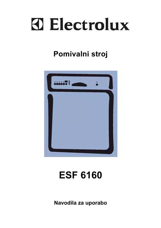 Mode d'emploi AEG-ELECTROLUX ESF6160