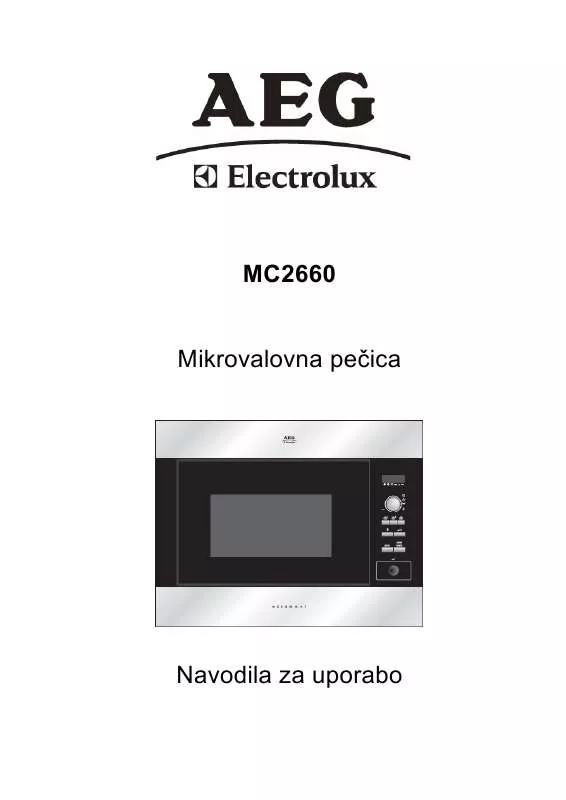 Mode d'emploi AEG-ELECTROLUX MC2660EA