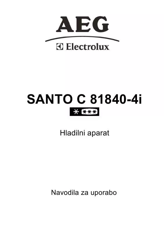 Mode d'emploi AEG-ELECTROLUX SC81840-4I