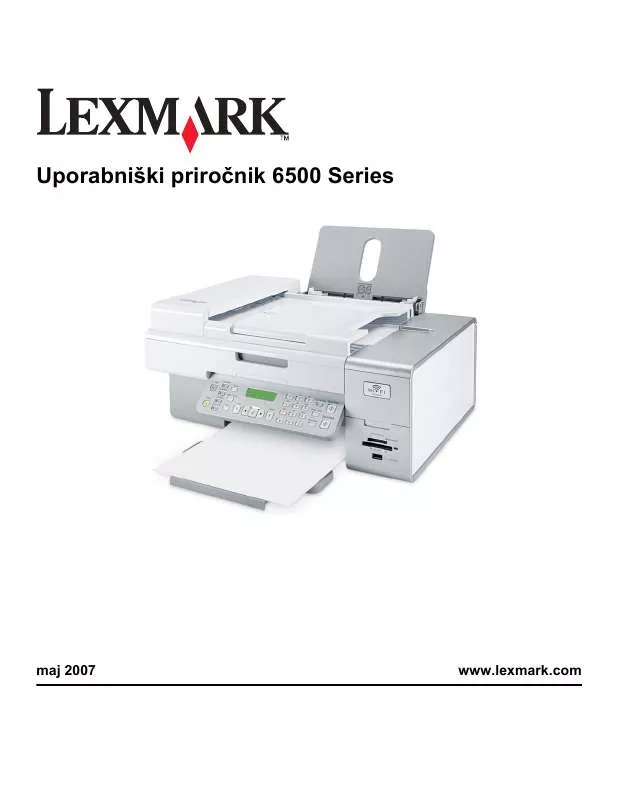 Mode d'emploi LEXMARK X6570
