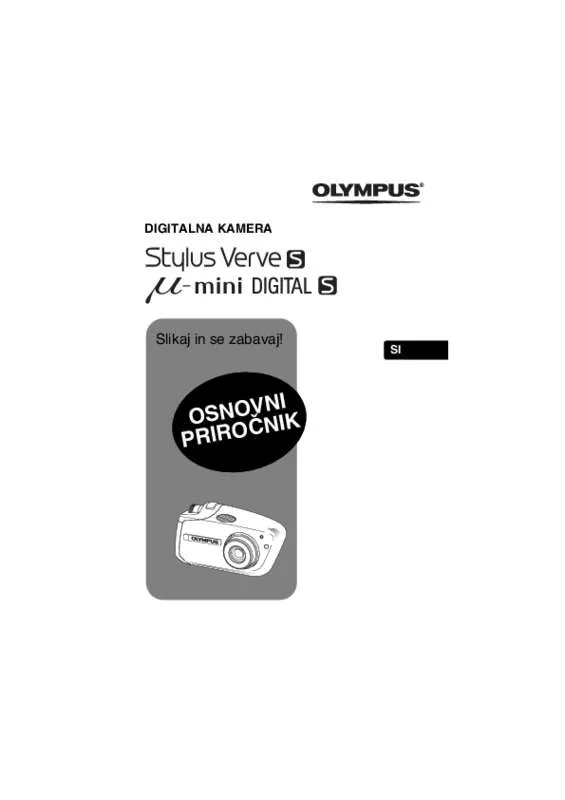 Mode d'emploi OLYMPUS Μ-MINI DIGITAL S