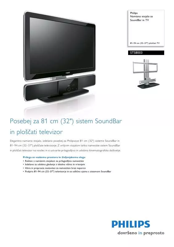 Mode d'emploi PHILIPS STS-8003