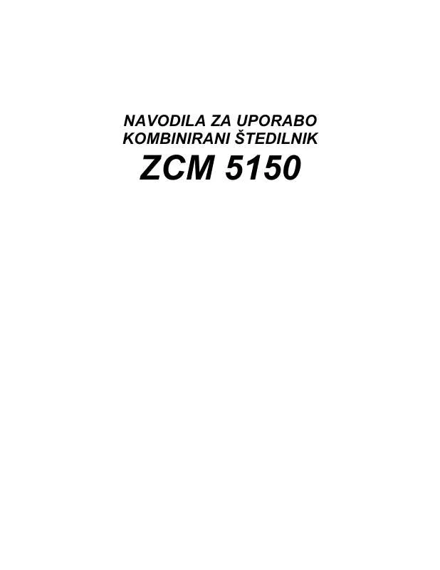 Mode d'emploi ZANUSSI ZCM5150