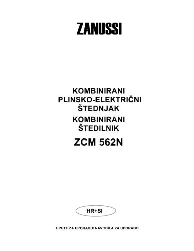 Mode d'emploi ZANUSSI ZCM562NM