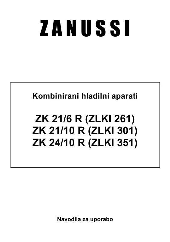 Mode d'emploi ZANUSSI ZK21/6R