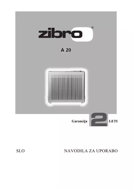 Mode d'emploi ZIBRO A20