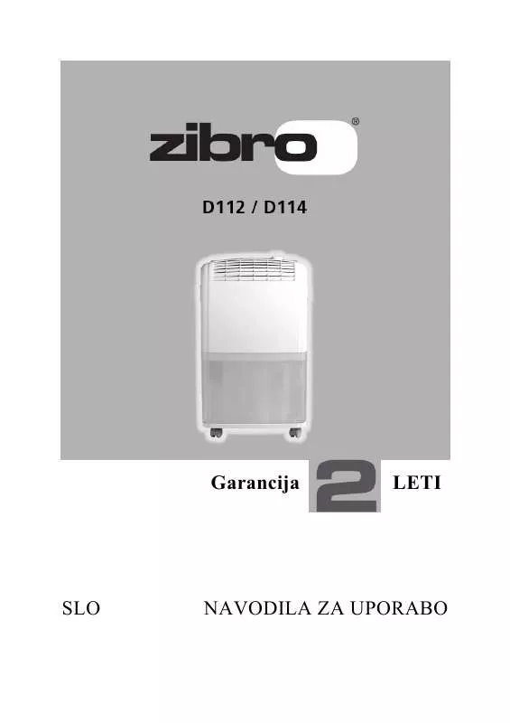Mode d'emploi ZIBRO D112