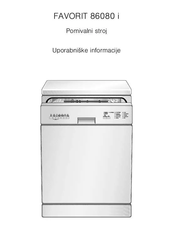 Mode d'emploi AEG-ELECTROLUX 86080I-M