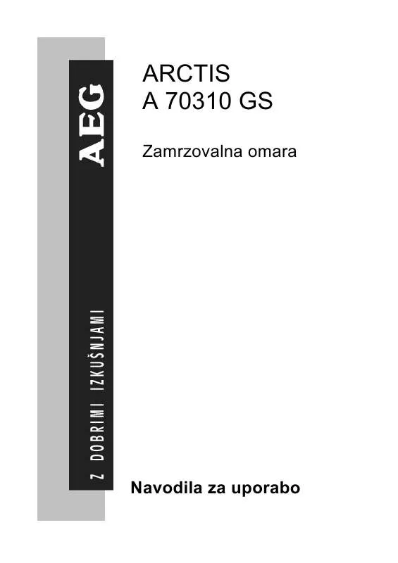 Mode d'emploi AEG-ELECTROLUX A70310-GS