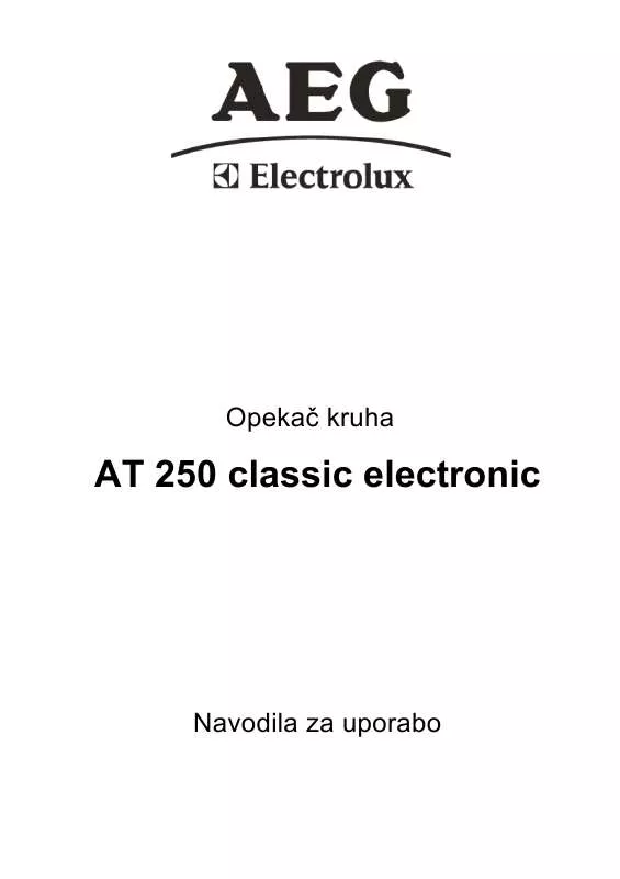 Mode d'emploi AEG-ELECTROLUX AT260C