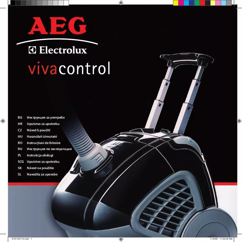 Mode d'emploi AEG-ELECTROLUX AVC1131