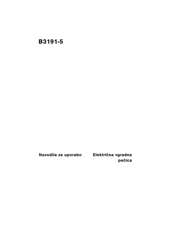 Mode d'emploi AEG-ELECTROLUX B3191-5-M EU R08