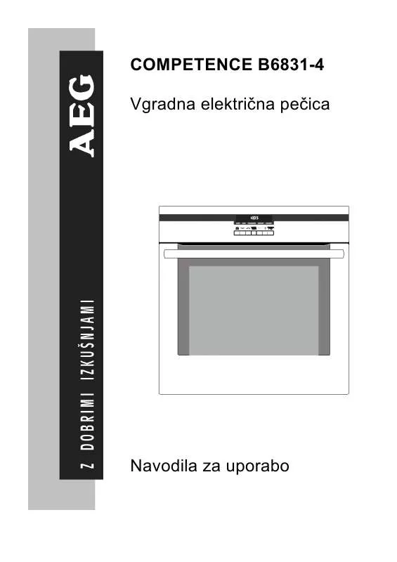 Mode d'emploi AEG-ELECTROLUX B6831-4-M