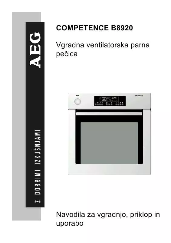 Mode d'emploi AEG-ELECTROLUX B8920-M