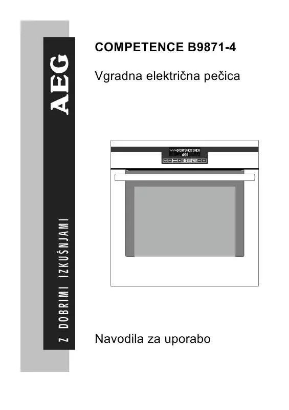 Mode d'emploi AEG-ELECTROLUX B9871-4-M