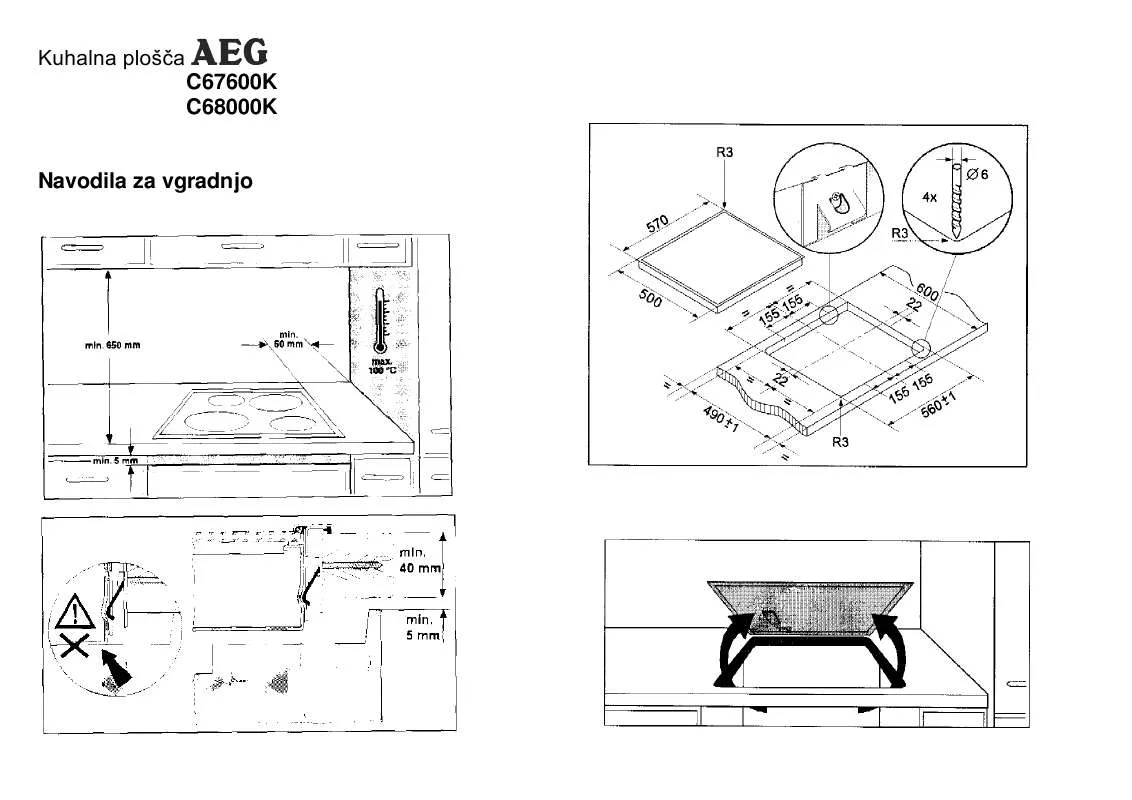 Mode d'emploi AEG-ELECTROLUX C68000K-MN