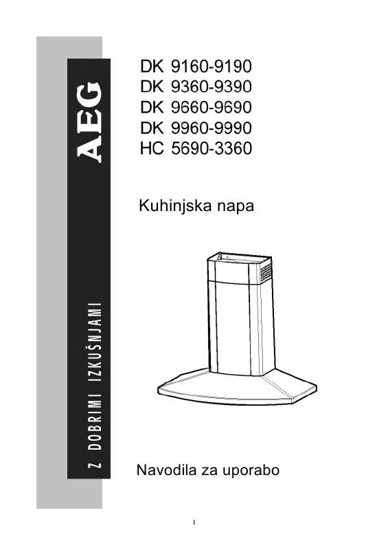 Mode d'emploi AEG-ELECTROLUX DK9990-M