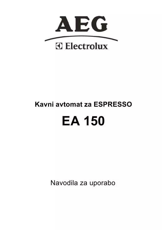 Mode d'emploi AEG-ELECTROLUX EA150