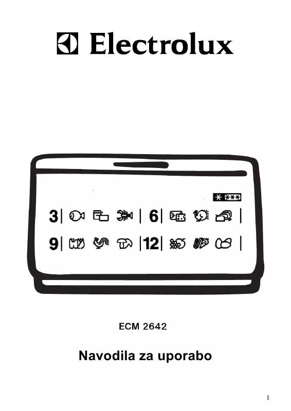 Mode d'emploi AEG-ELECTROLUX ECM2642