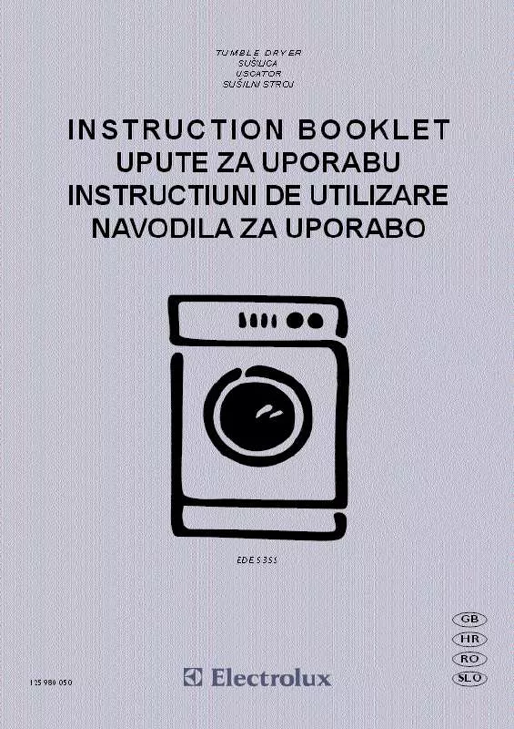 Mode d'emploi AEG-ELECTROLUX EDE5355