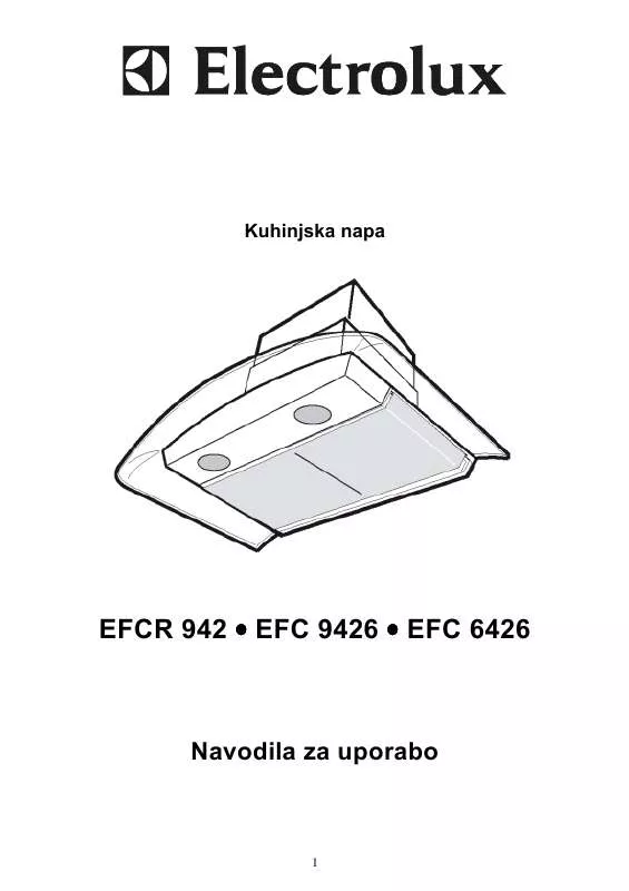Mode d'emploi AEG-ELECTROLUX EFC9426X/S