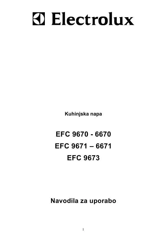 Mode d'emploi AEG-ELECTROLUX EFC9673X