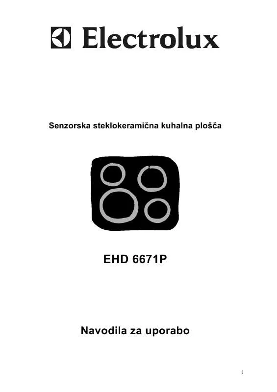 Mode d'emploi AEG-ELECTROLUX EHD6671P