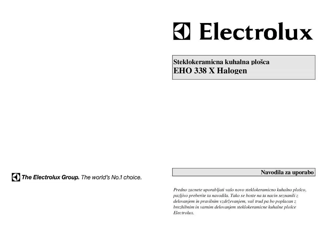 Mode d'emploi AEG-ELECTROLUX EHO338X