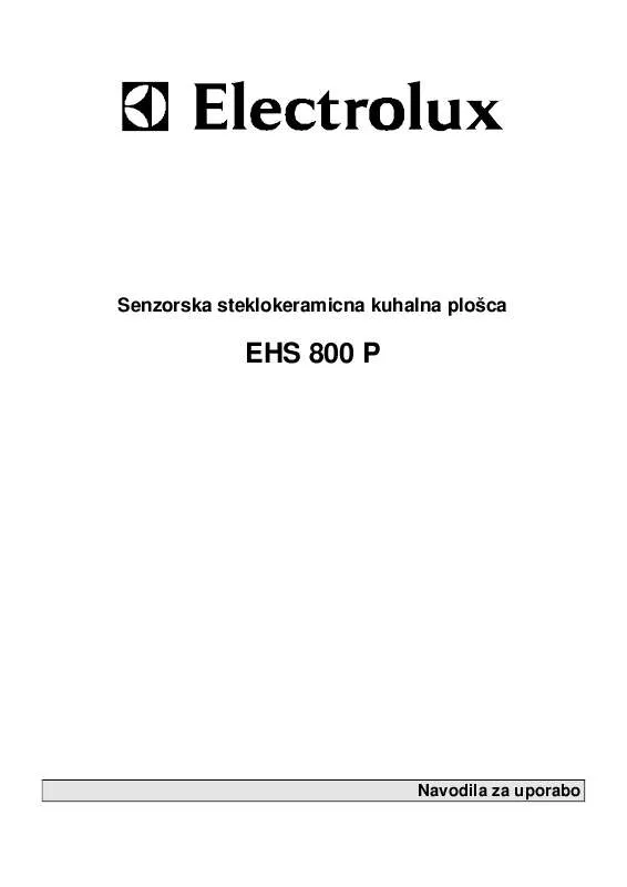 Mode d'emploi AEG-ELECTROLUX EHS800P