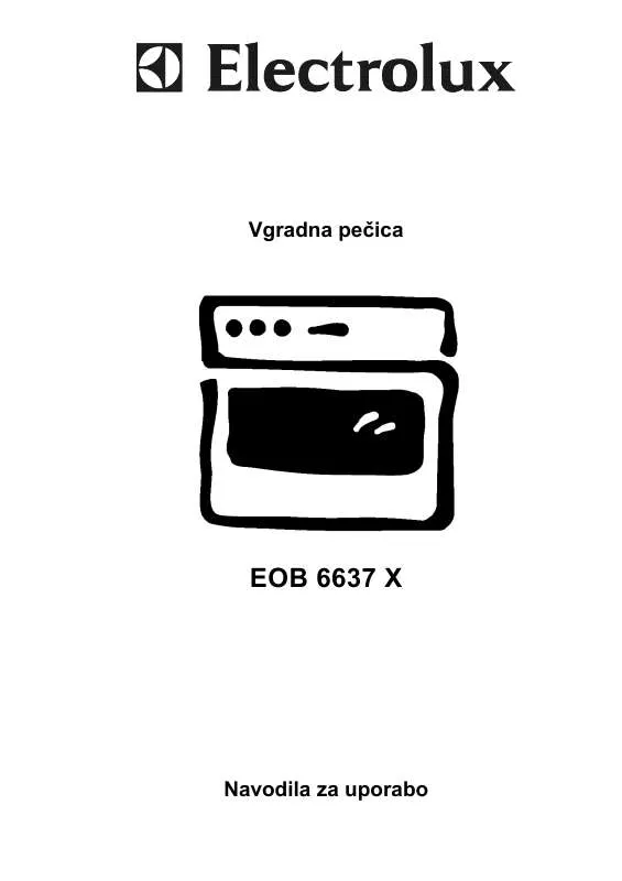 Mode d'emploi AEG-ELECTROLUX EOB6637XELUXSPAI