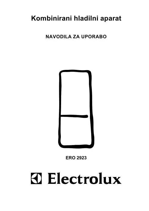 Mode d'emploi AEG-ELECTROLUX ERO2923