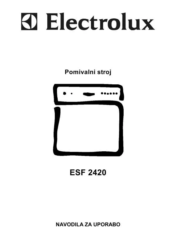 Mode d'emploi AEG-ELECTROLUX ESF2420