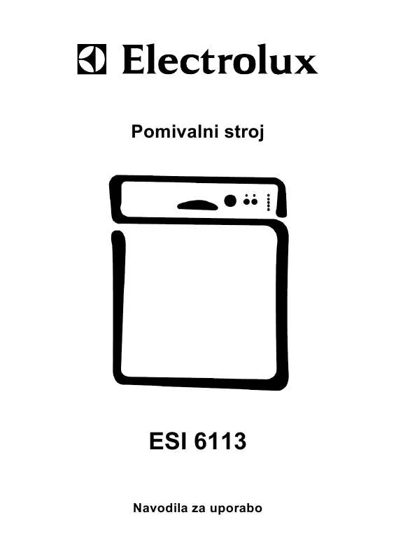 Mode d'emploi AEG-ELECTROLUX ESI6113X