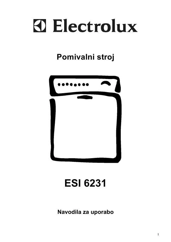 Mode d'emploi AEG-ELECTROLUX ESI6231X