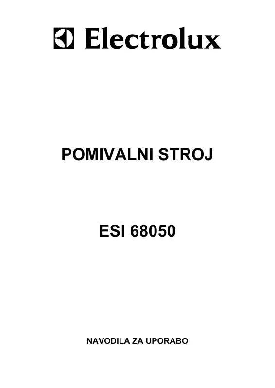 Mode d'emploi AEG-ELECTROLUX ESI68050X