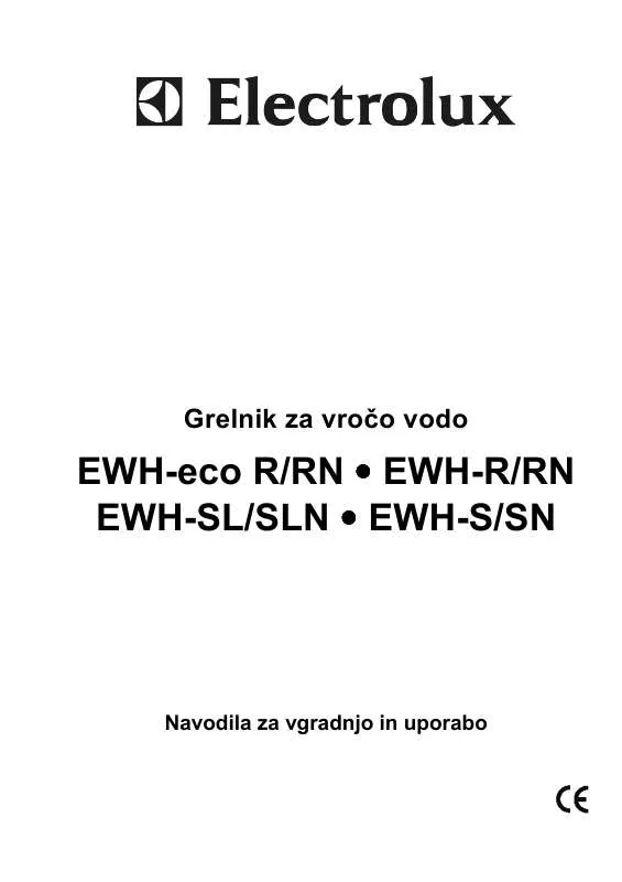 Mode d'emploi AEG-ELECTROLUX EWH-80DIGITAL