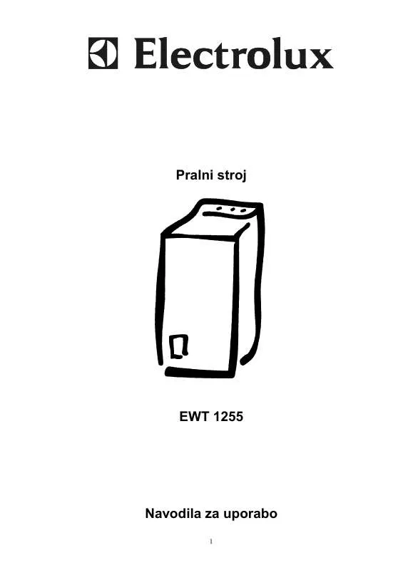 Mode d'emploi AEG-ELECTROLUX EWT1255