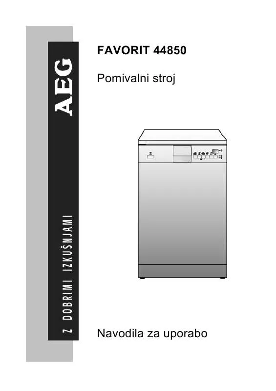 Mode d'emploi AEG-ELECTROLUX F44850