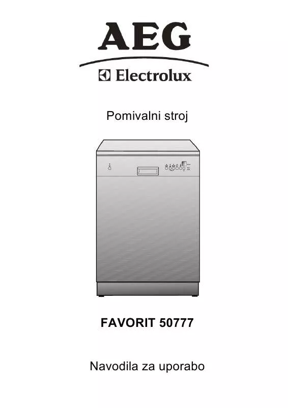 Mode d'emploi AEG-ELECTROLUX F50777